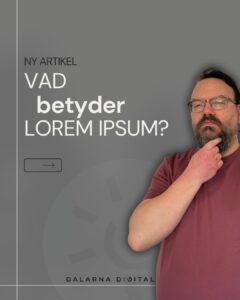 Vad betyder Lorem Ipsum